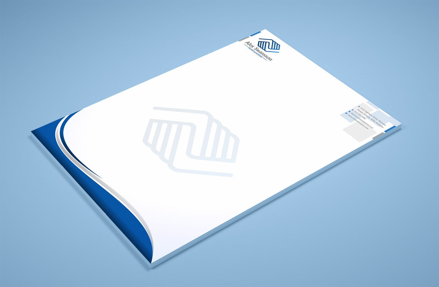 Letterhead Design by Petter Goms for this project | Design #15927985