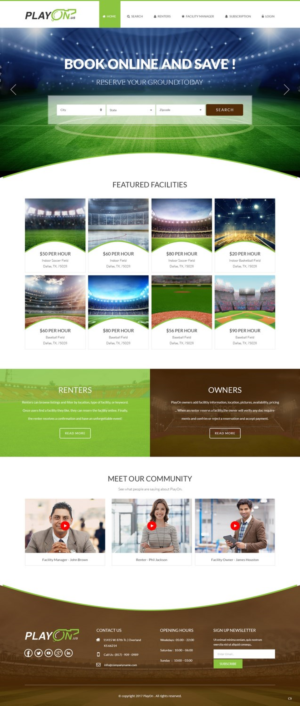 Web Design by pb for PlayOn | Design: #15931644