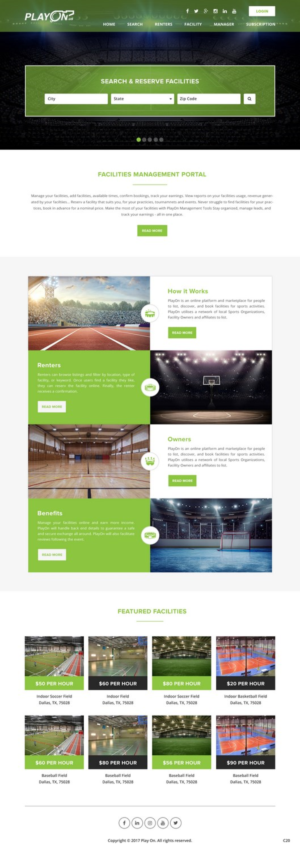 Web Design by pb for PlayOn | Design: #15931647