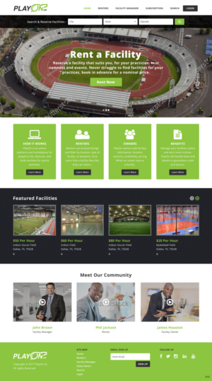 Web Design by pb for PlayOn | Design: #15931648