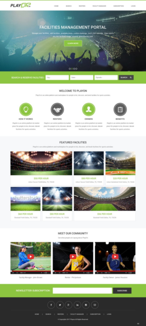Web Design by pb for PlayOn | Design: #15931650