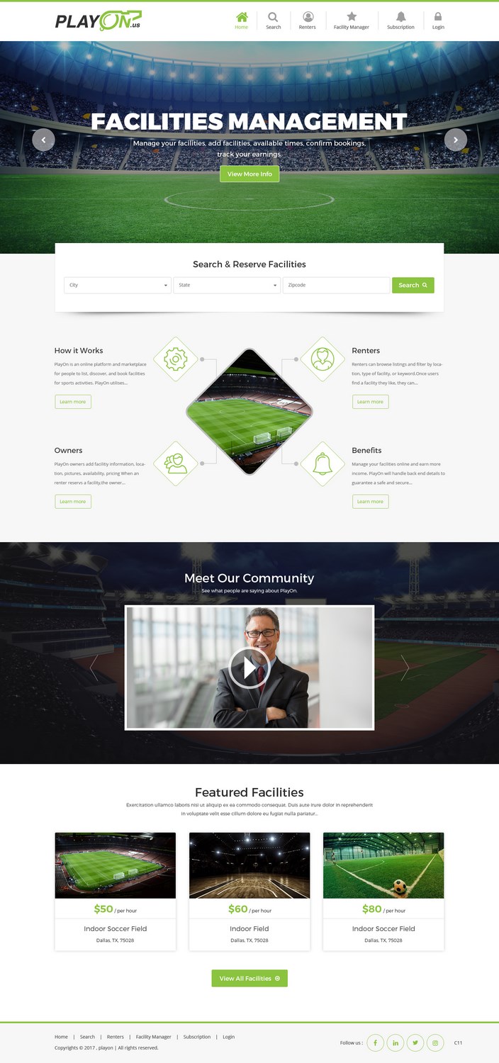 Web Design by pb for PlayOn | Design #15931651