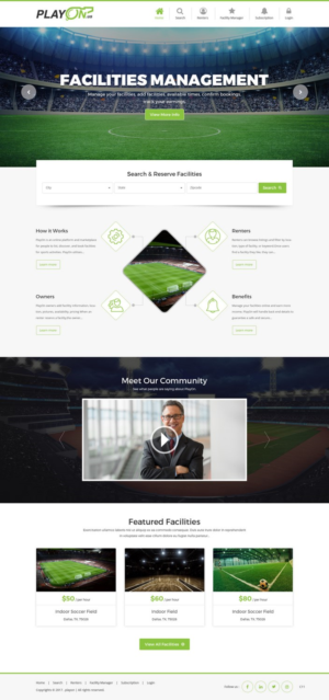 Web Design by pb for PlayOn | Design: #15931651