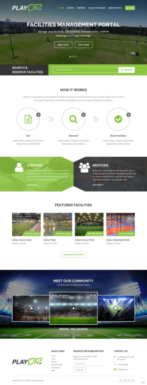 Web Design by pb for PlayOn | Design: #15931652