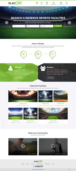 Web Design by pb for PlayOn | Design: #15940709