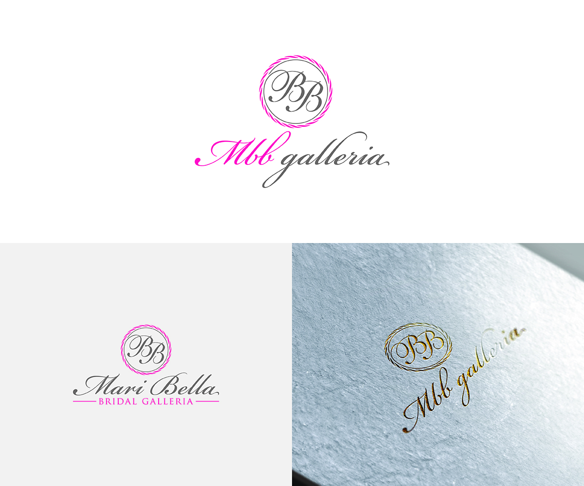 Diseño de Logo por Logico Artlines para mari bella bridal galleria | Diseño #16009403