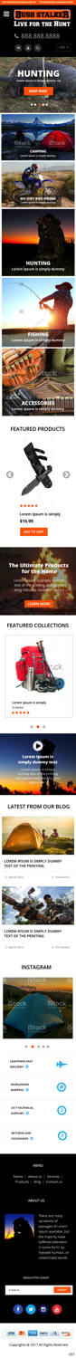 Shopify Design by pb for Bushstalker Pty Ltd | Design: #15991240