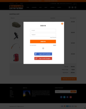 Shopify Design by pb for Bushstalker Pty Ltd | Design: #16490252