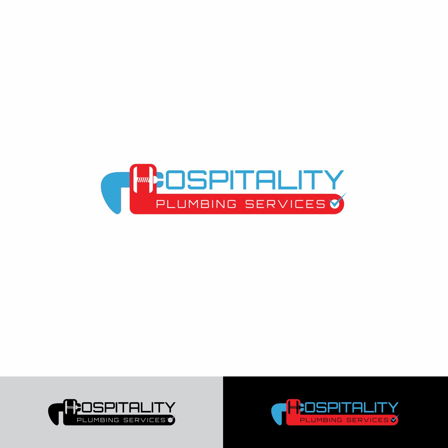 Logo Design by ev. for Hospitality plumbing services | Design #15986519