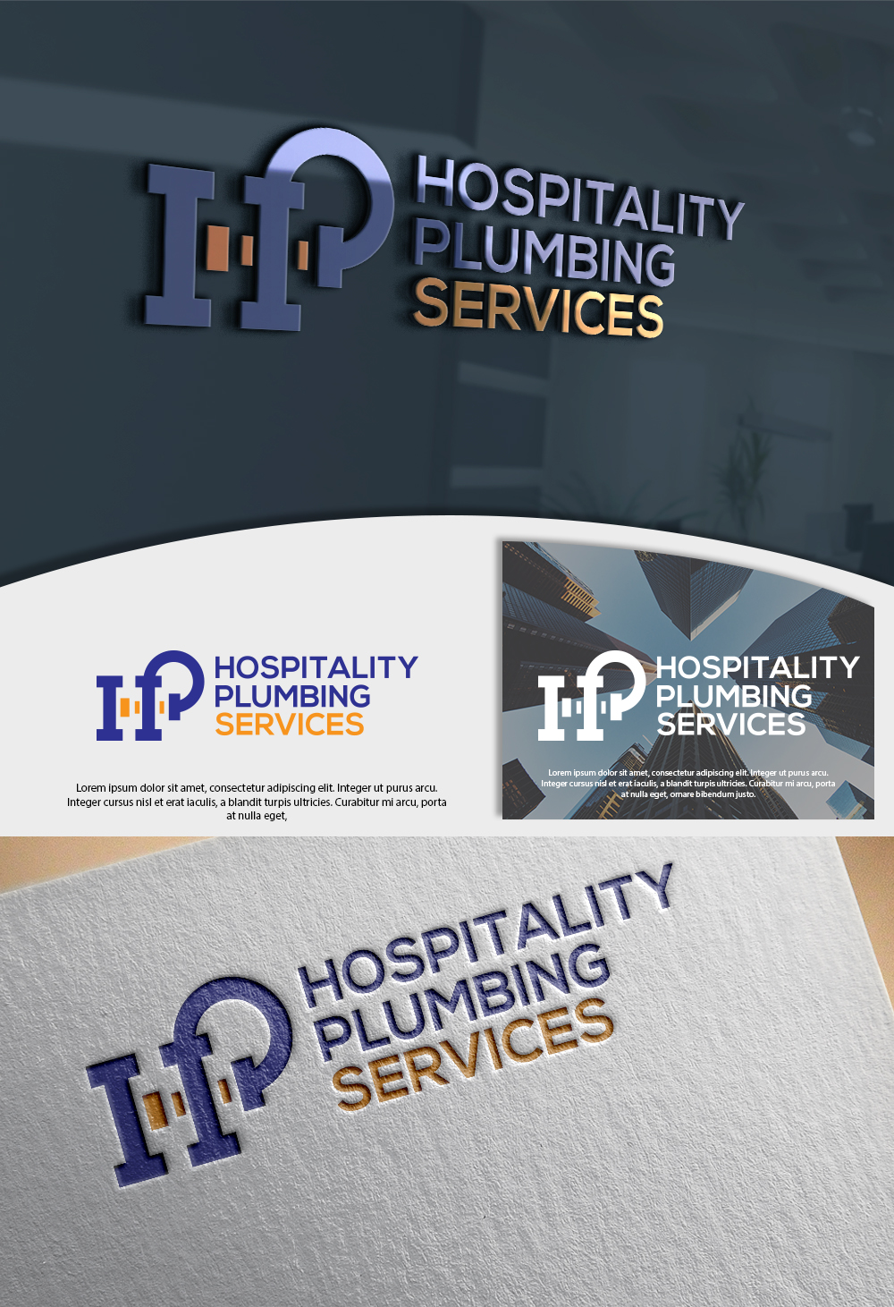 Logo Design by Renewable for Hospitality plumbing services | Design #15999937