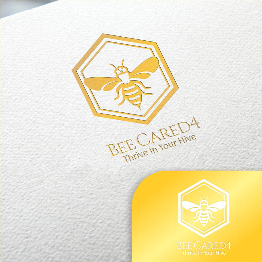 Logo Design by Arham Hidayat for Bee Cared4 | Design #16065559