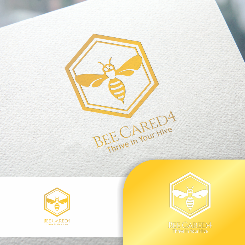 Logo Design by Arham Hidayat for Bee Cared4 | Design #16078182