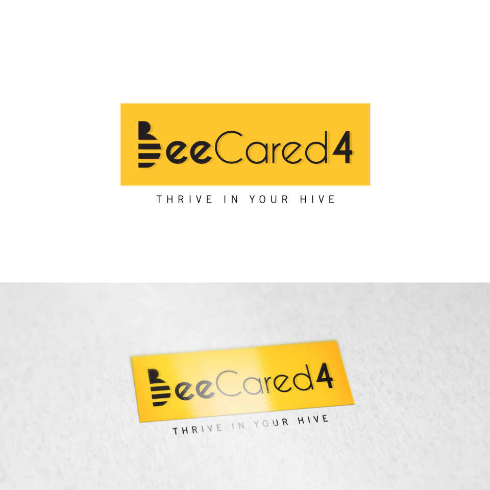 Logo Design by izrin1 for Bee Cared4 | Design #16077833