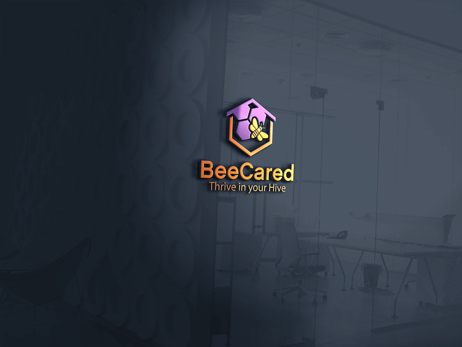 Logo Design by Vic for Bee Cared4 | Design #15984356
