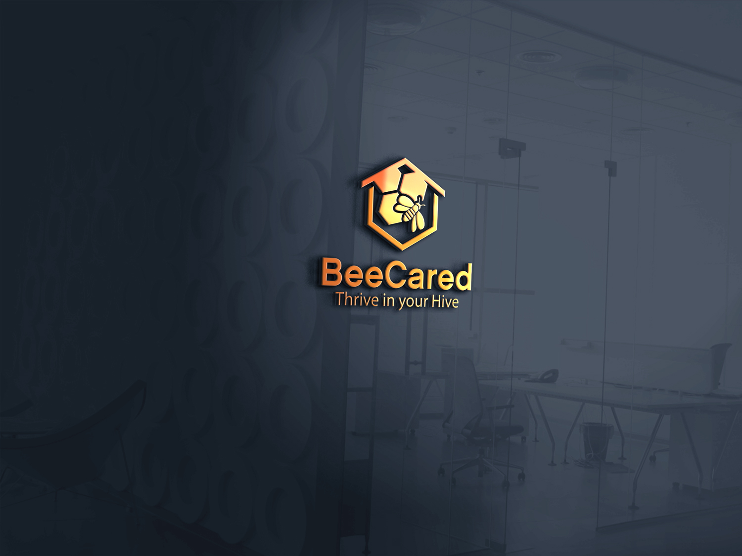 Logo Design by Vic for Bee Cared4 | Design #16002461