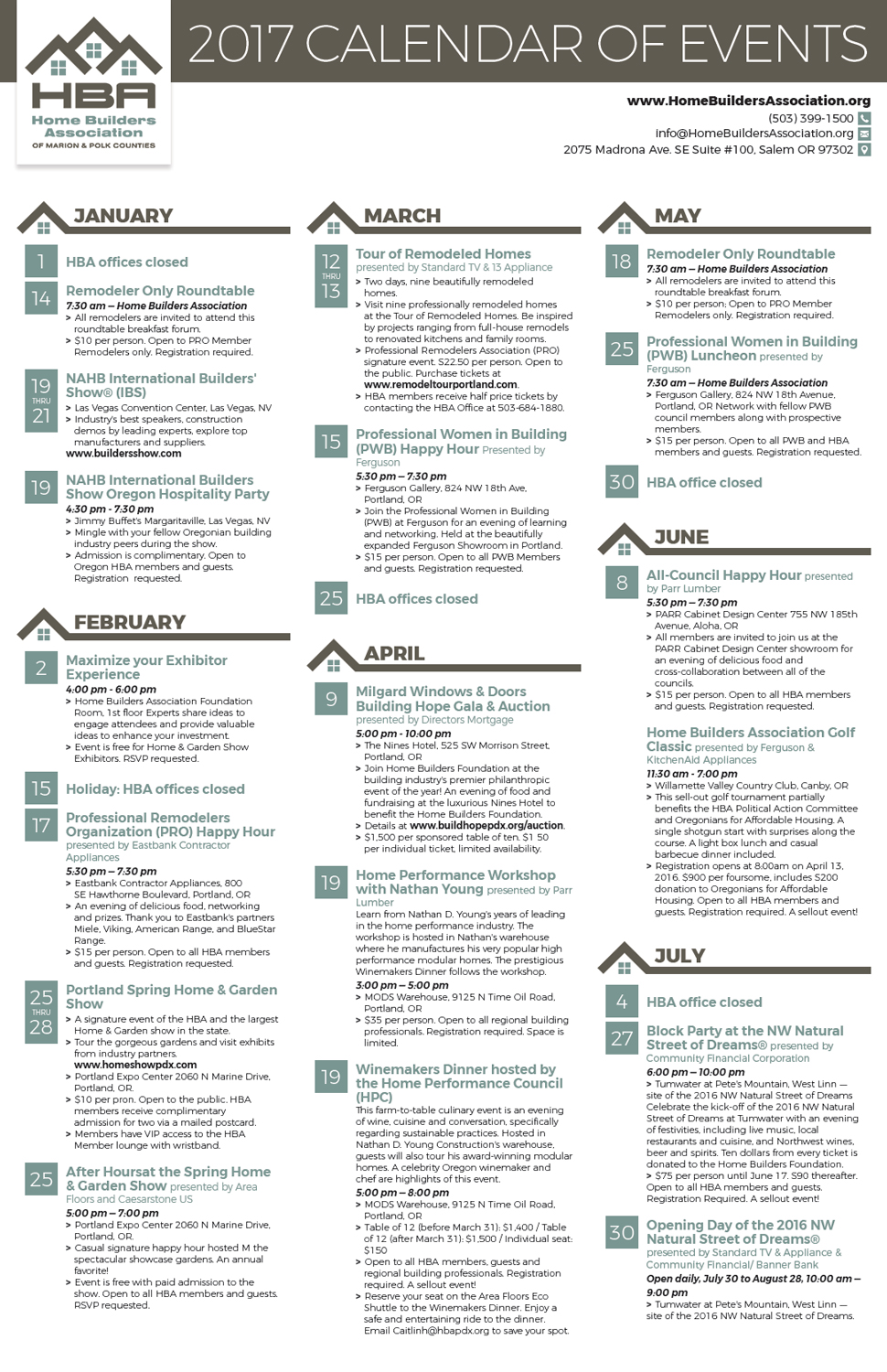 Graphic Design by MIND for Home Builders Association of Marion & Polk Counties | Design #15964880