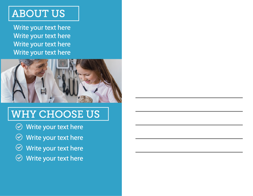 Design de Carte Postale par AntonioTruong pour East Beach Urgent Care | Design #15939064