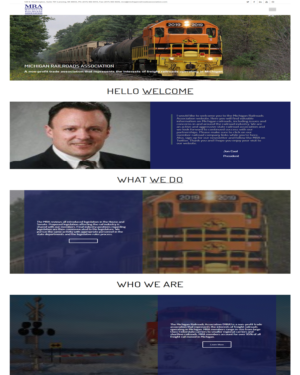 Web Design by madD for Michigan Railroads Association | Design #15946245