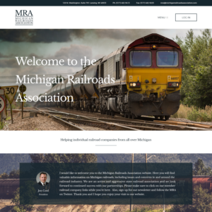 Web Design by tyhoneycutter for Michigan Railroads Association | Design #15952102