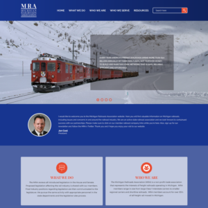 Web Design by Amar203 for Michigan Railroads Association | Design #15959591