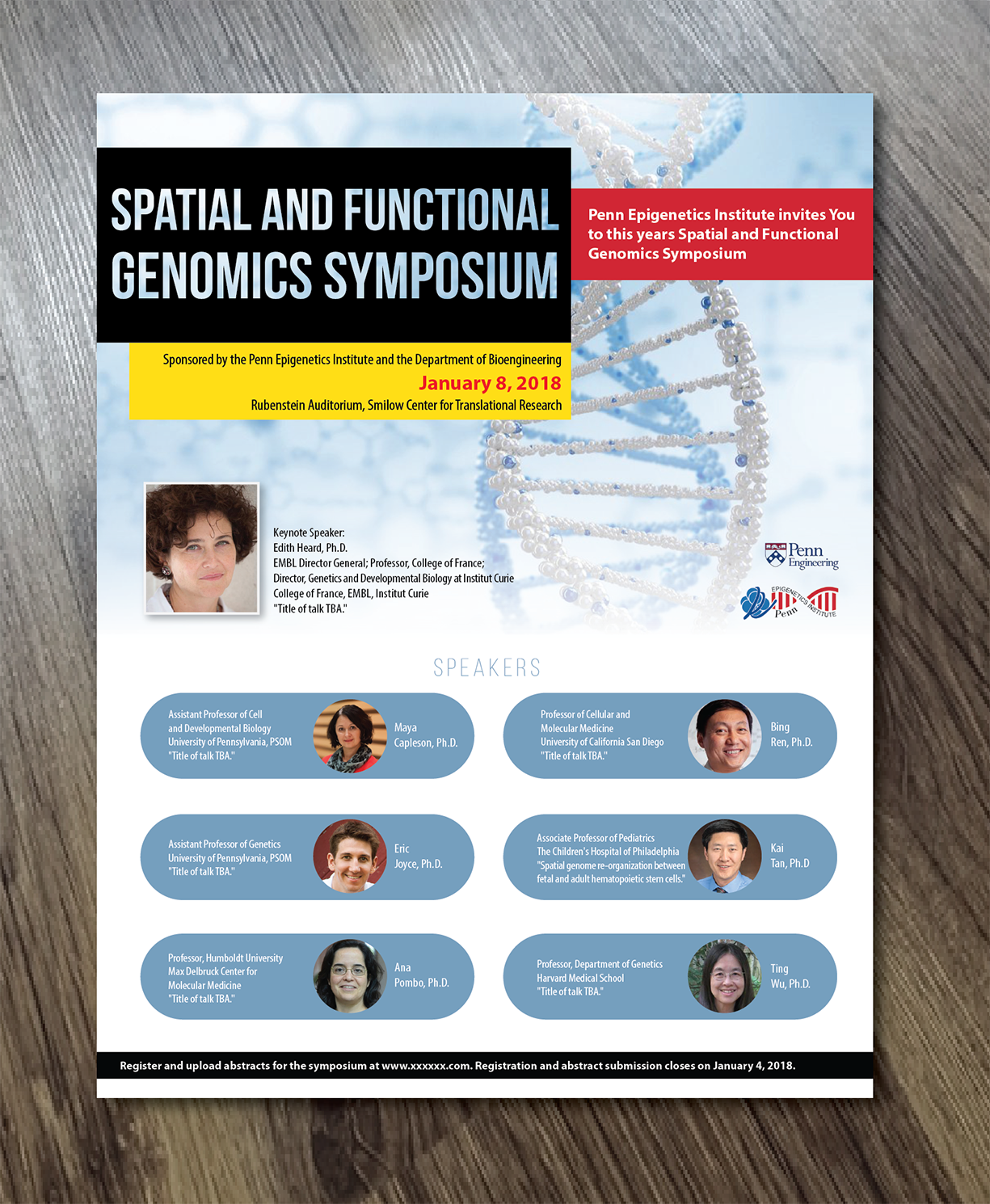 Flyer Design by Alexandar for University of Pennsylvania | Design #15989310