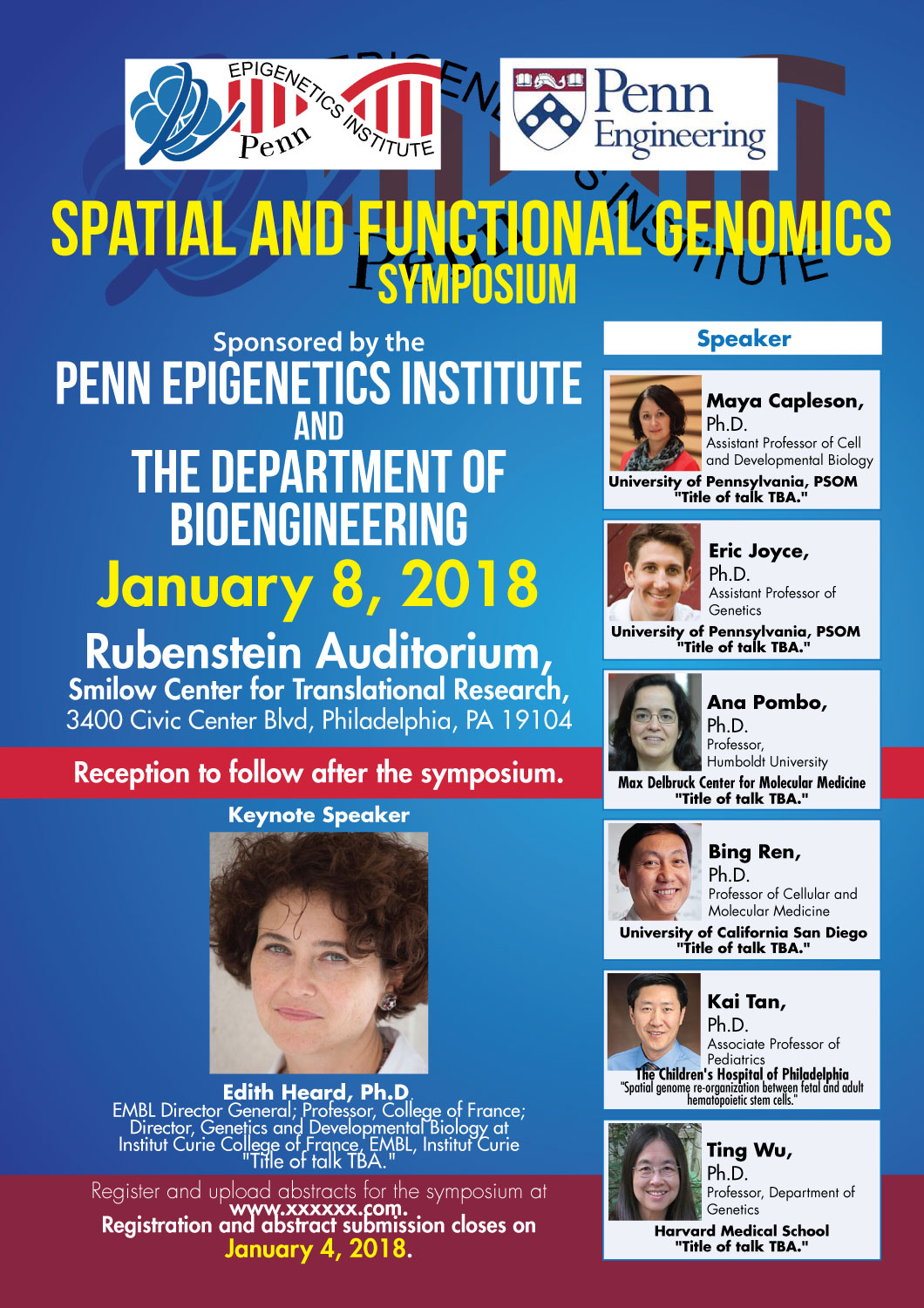 Diseño de Flyer por HAMDIYA para University of Pennsylvania | Diseño #15951552