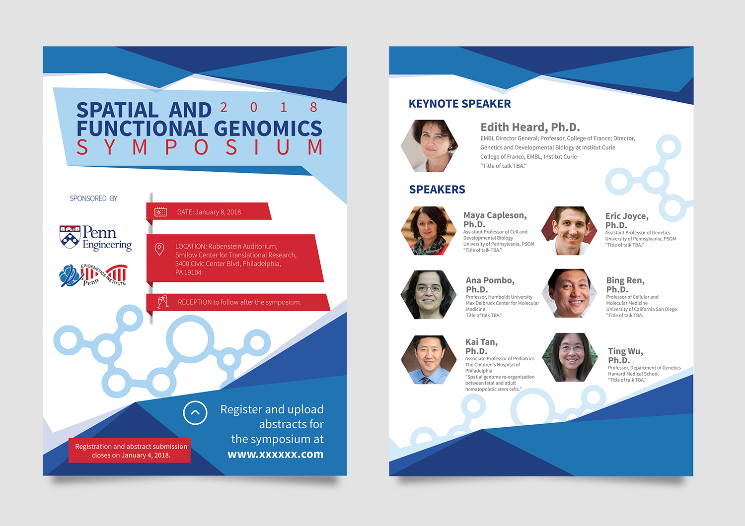 Flyer Design by Maria Crangasu for University of Pennsylvania | Design #15992847