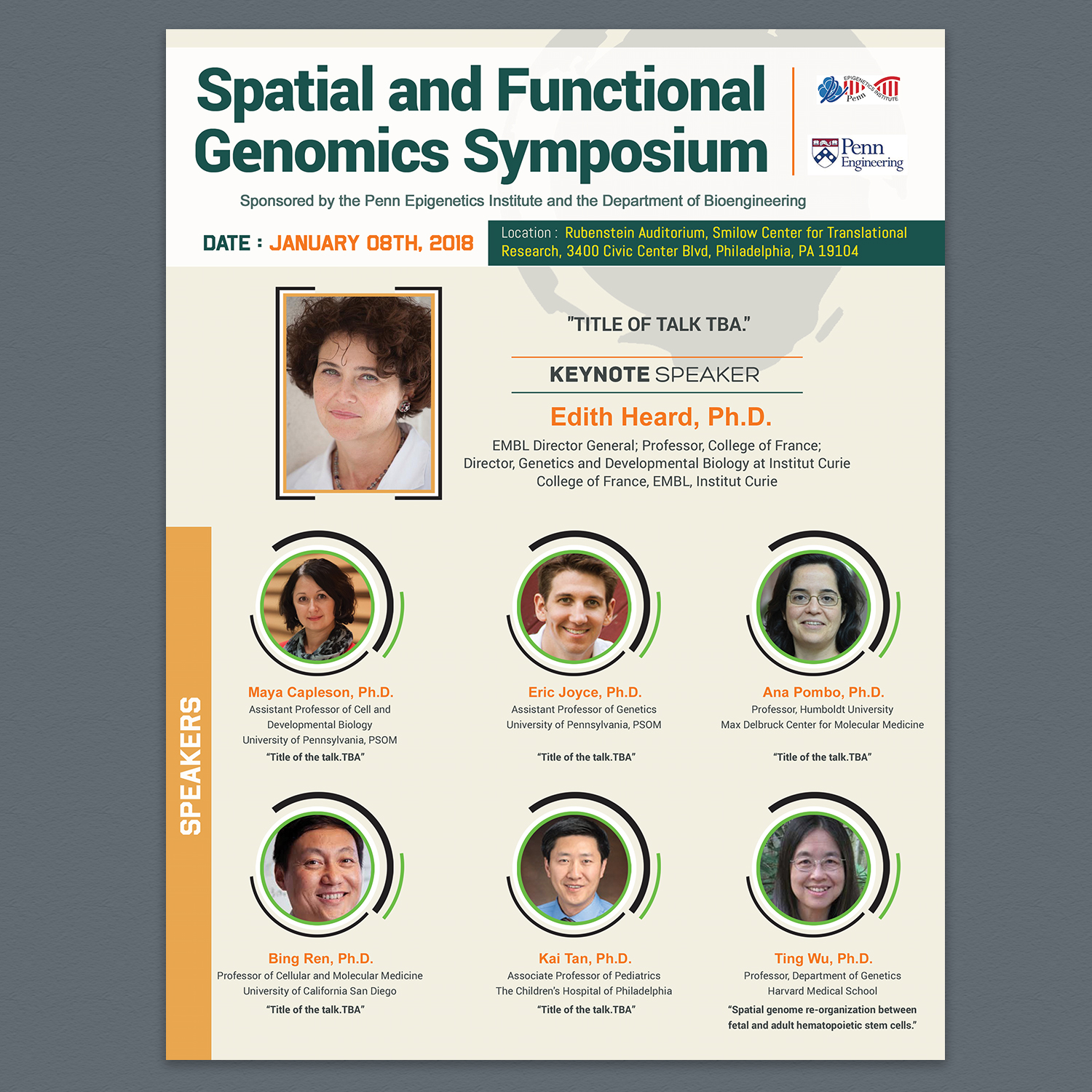 Flyer Design by Venkat for University of Pennsylvania | Design: #15995219