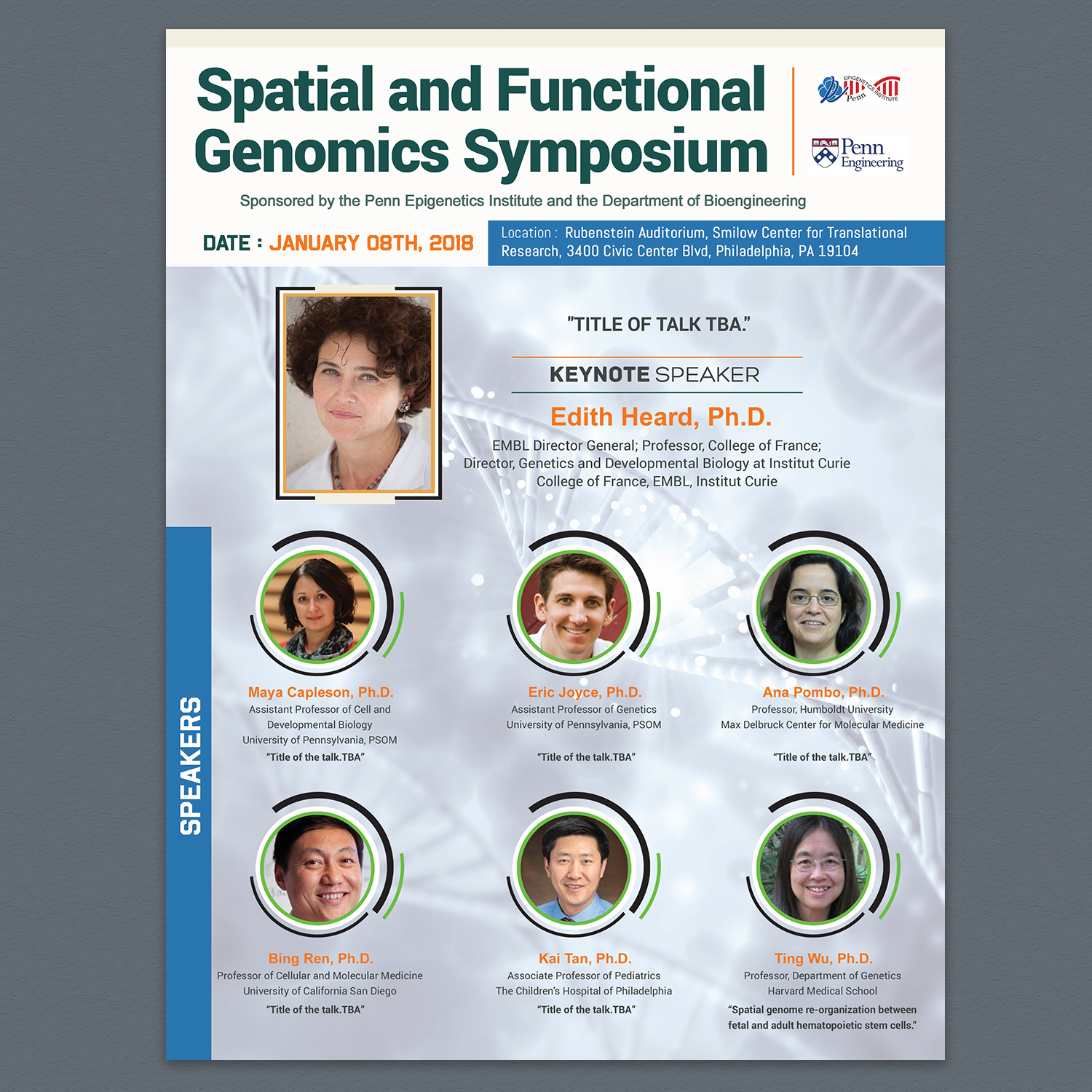 Flyer Design by Venkat for University of Pennsylvania | Design #15995221