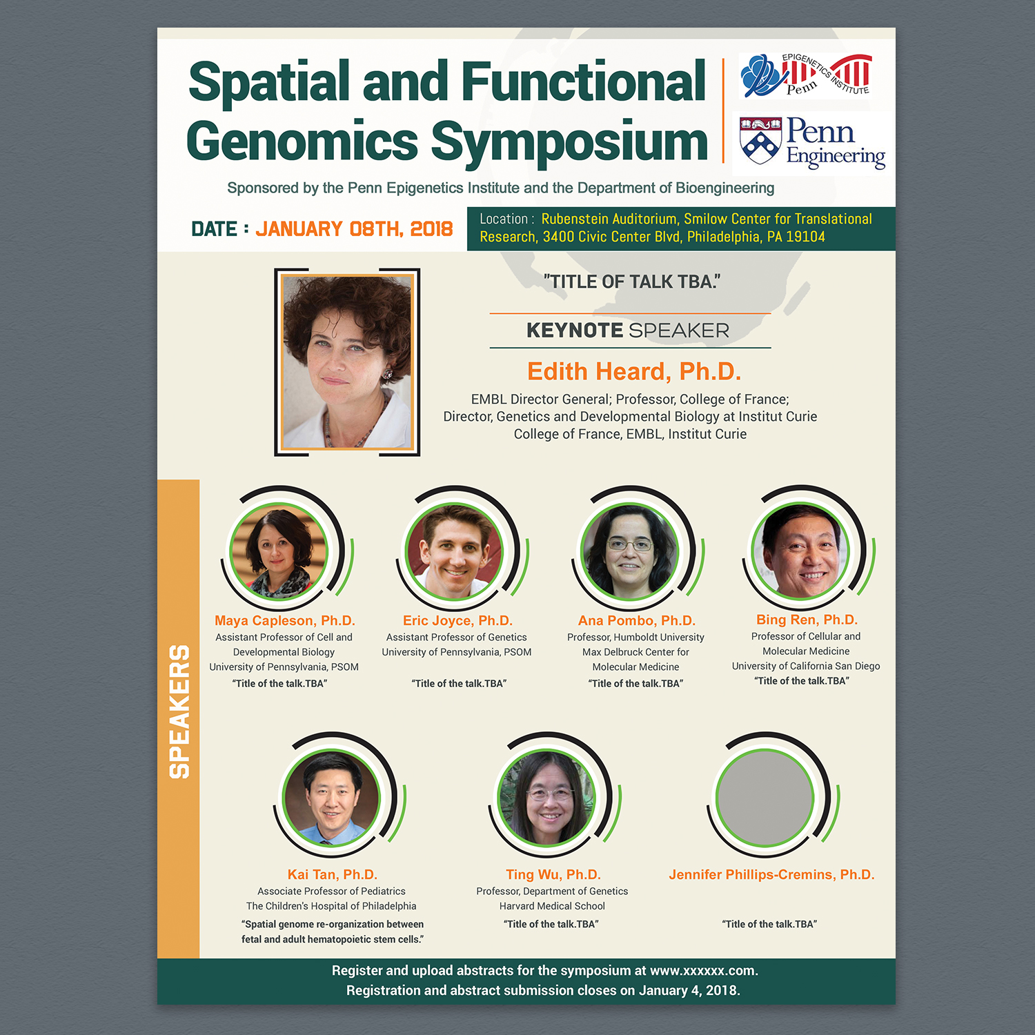 Flyer Design by Venkat for University of Pennsylvania | Design #16091085