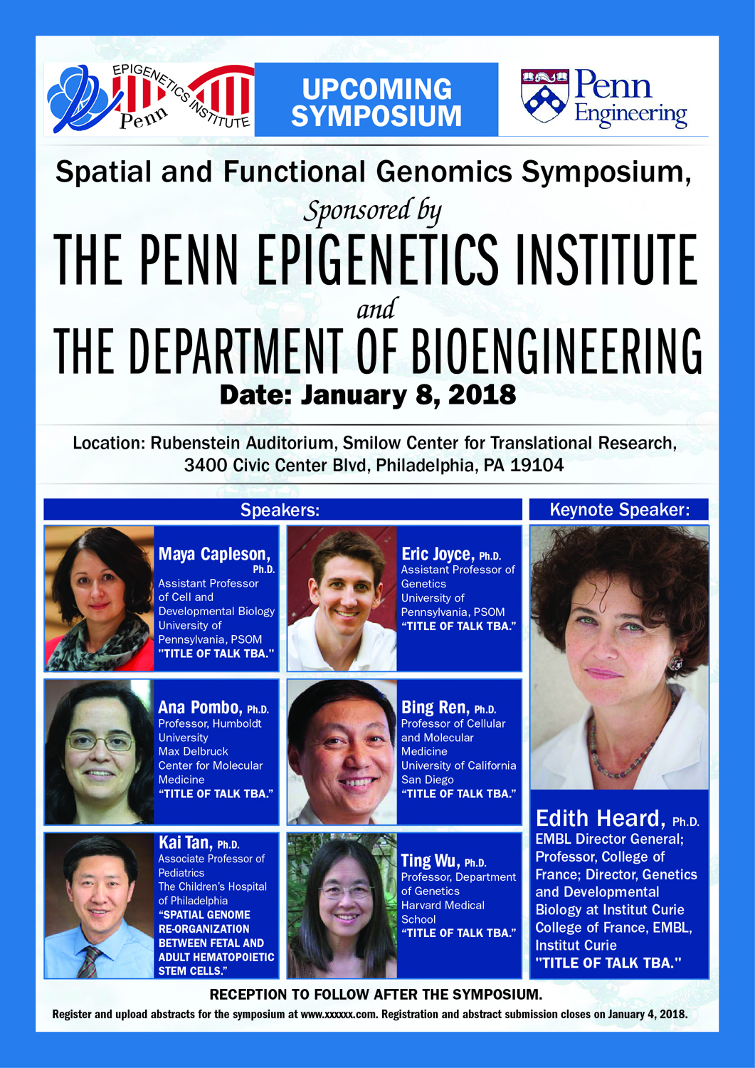 Flyer Design by Prabhu for University of Pennsylvania | Design #16011487