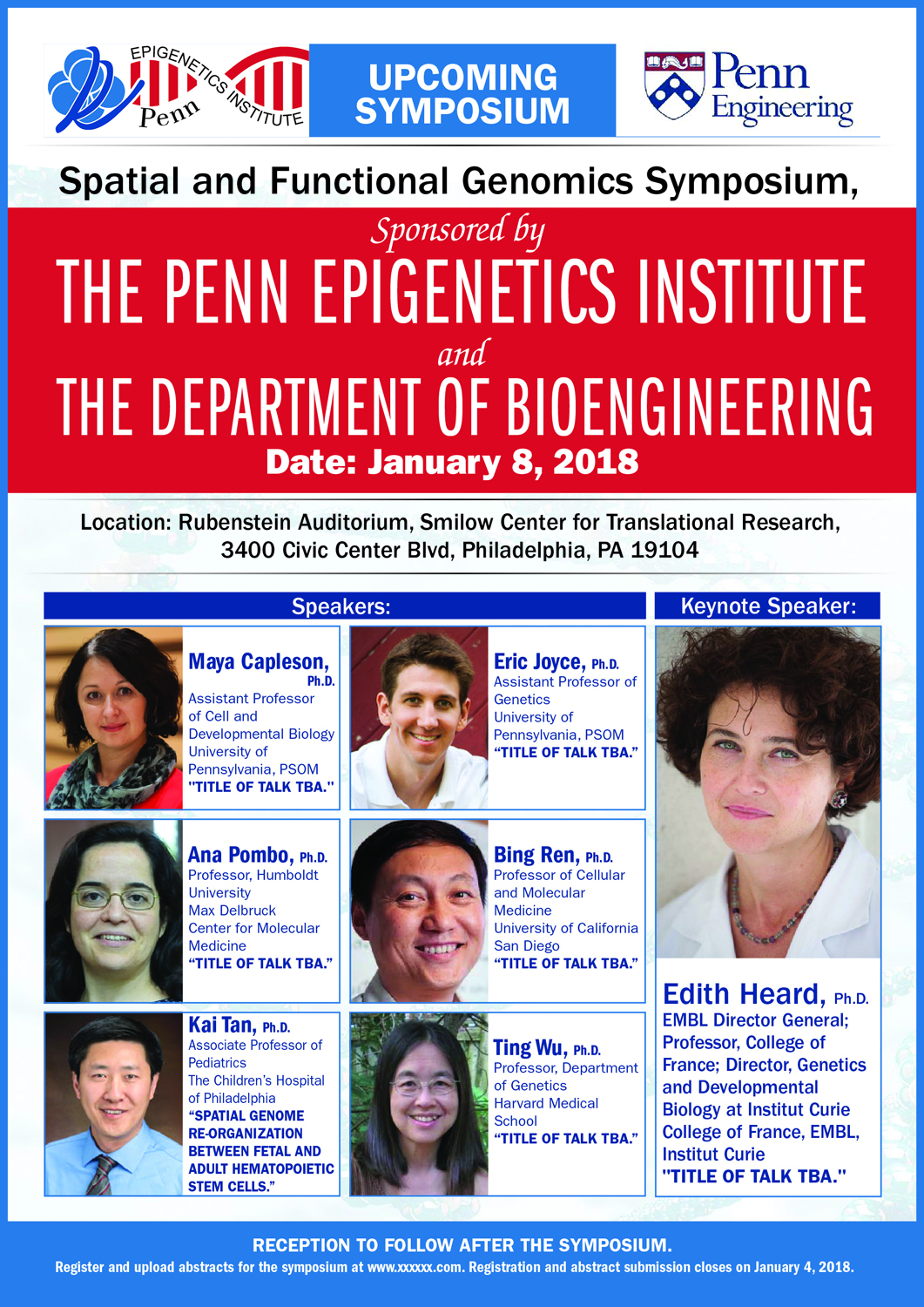 Flyer Design by Prabhu for University of Pennsylvania | Design #16011562