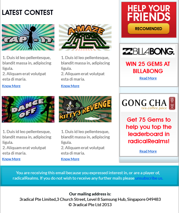 Newsletter Design by Expert Designer for this project | Design #2663178