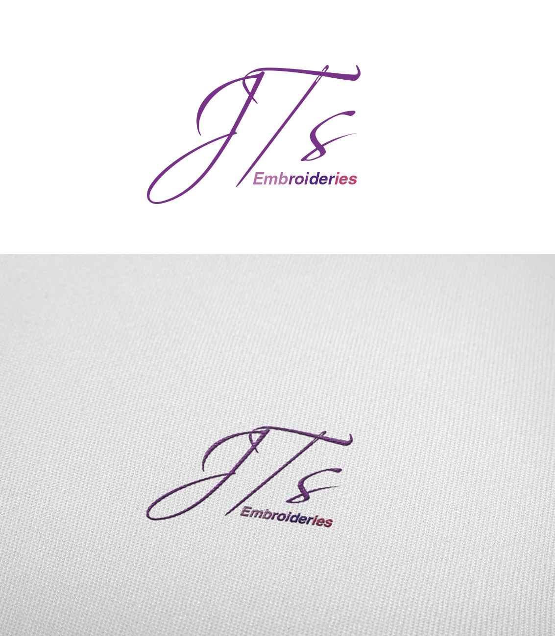 Logo Design by Jaron Hsu for JT's Embroideries | Design #16015088