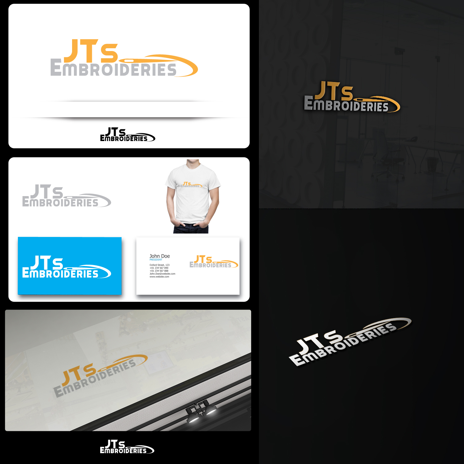 Logo Design by tariq.3 for JT's Embroideries | Design: #15952774