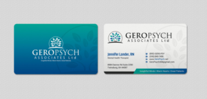 Visitenkarten-Design von INDIAN_Ashok für GeroPsych Associates, Ltd | Design: #15942485