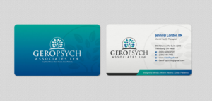 Visitenkarten-Design von INDIAN_Ashok für GeroPsych Associates, Ltd | Design: #15942486