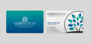 Visitenkarten-Design von INDIAN_Ashok für GeroPsych Associates, Ltd | Design: #15942488