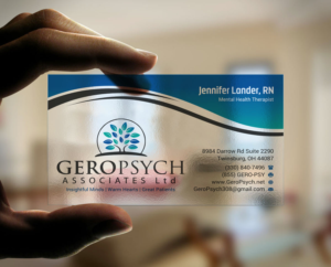 Visitenkarten-Design von INDIAN_Ashok für GeroPsych Associates, Ltd | Design: #15942490