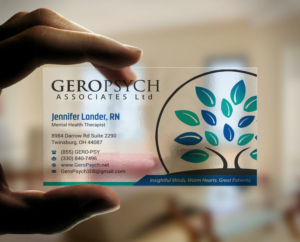 Visitenkarten-Design von INDIAN_Ashok für GeroPsych Associates, Ltd | Design: #15942494