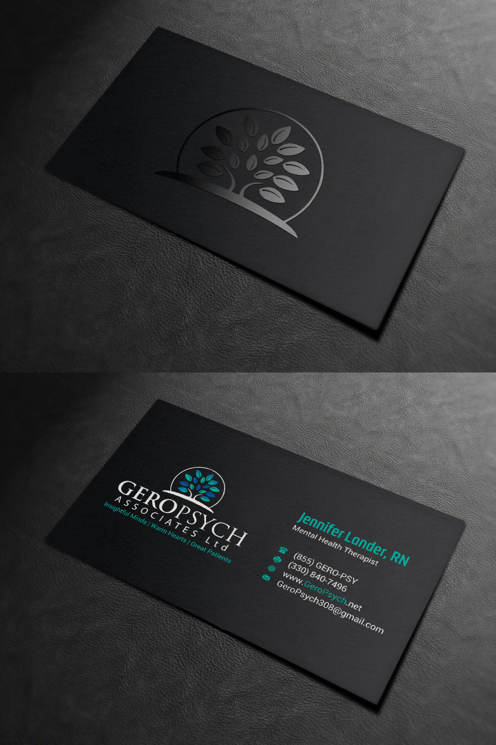 Business Card Design by INDIAN_Ashok for GeroPsych Associates, Ltd | Design #15942505