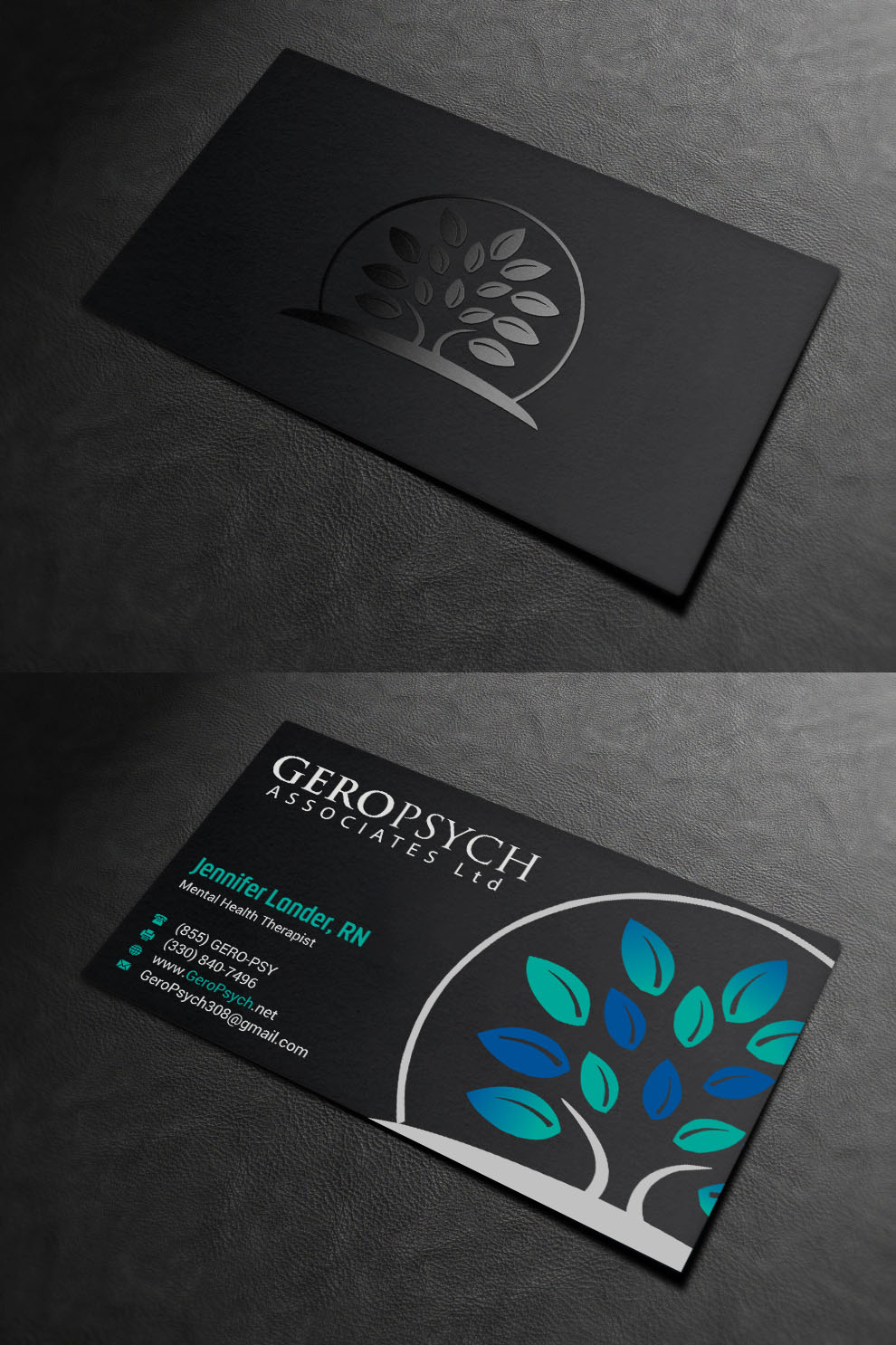 Business Card Design by INDIAN_Ashok for GeroPsych Associates, Ltd | Design #15942513