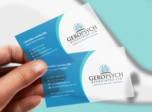 Design de Carte de Visite par Creoeuvre pour GeroPsych Associates, Ltd | Design #15951818