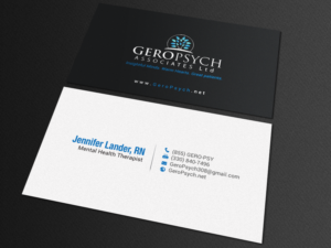 Business Card Design by chandrayaan.creative for GeroPsych Associates, Ltd | Design: #15938680