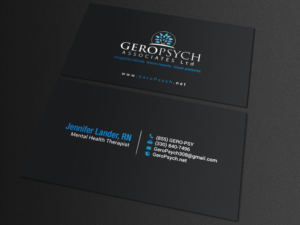 Business Card Design by chandrayaan.creative for GeroPsych Associates, Ltd | Design: #15938681