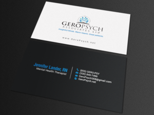 Business Card Design by chandrayaan.creative for GeroPsych Associates, Ltd | Design: #15938685