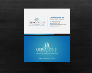 Business Card Design by chandrayaan.creative for GeroPsych Associates, Ltd | Design: #15938726