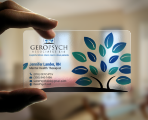 Business Card Design by chandrayaan.creative for GeroPsych Associates, Ltd | Design: #15938842
