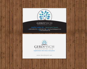 Business Card Design by chandrayaan.creative for GeroPsych Associates, Ltd | Design: #15938843