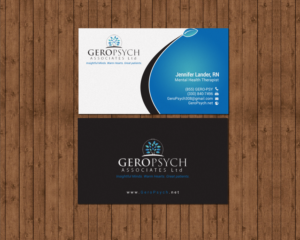Business Card Design by chandrayaan.creative for GeroPsych Associates, Ltd | Design: #15938846